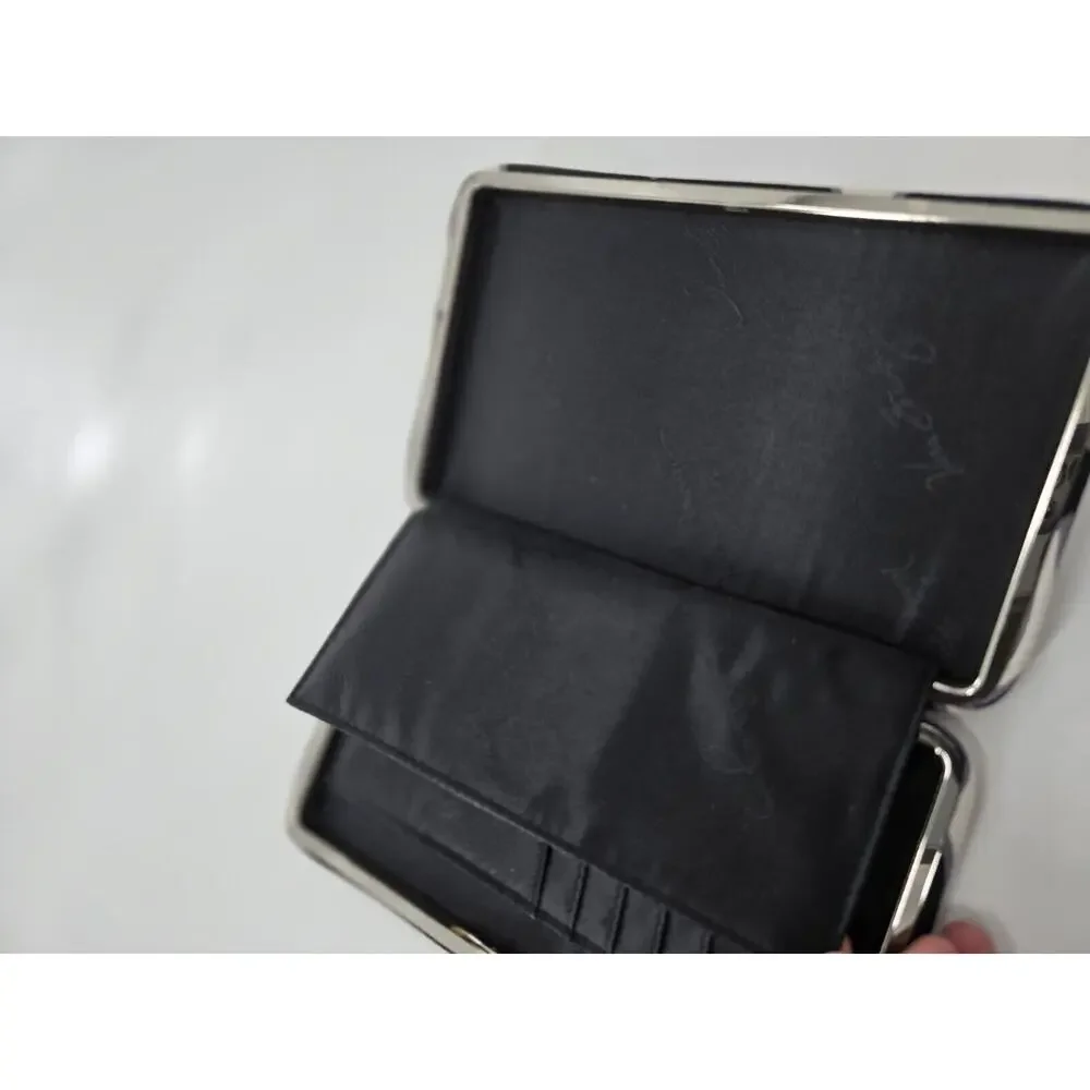 Vera Bradley Floral Black & White Zip Close Wallet Clutch Wrist Strap‎ - Picture 8 of 12